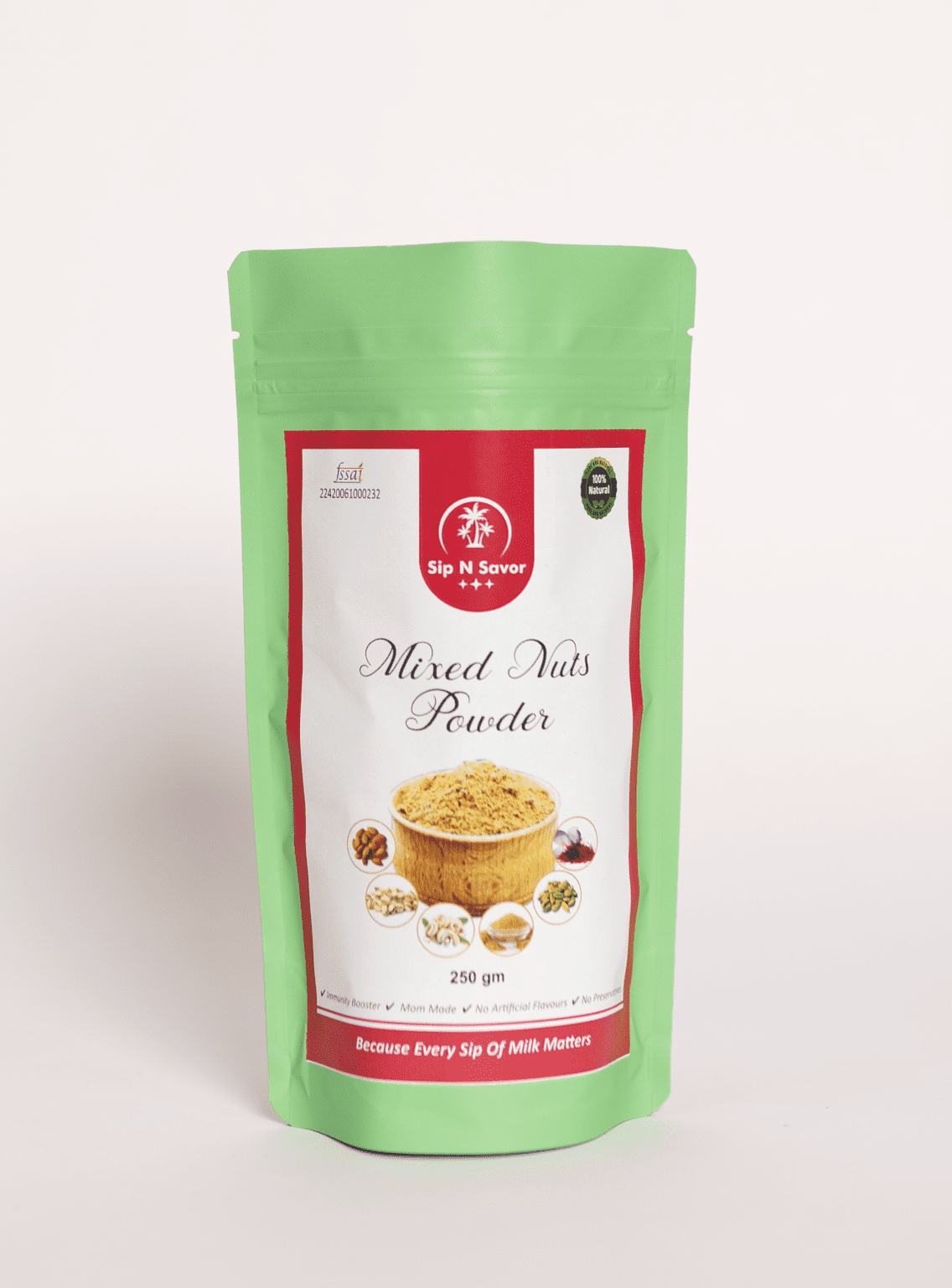 Mixed Nuts Powder(with Palm Sugar) Sip n Savor