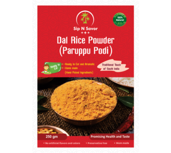 Dal Rice Powder( Paruppu Podi)